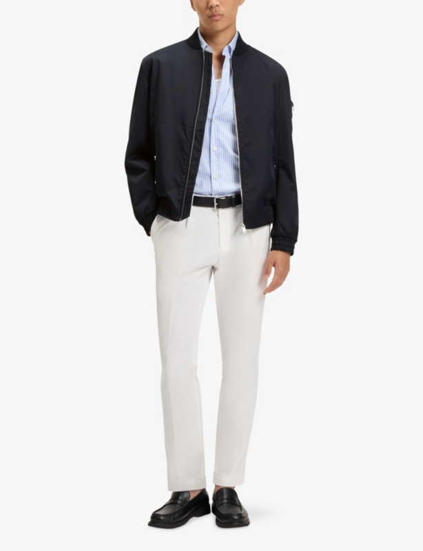 Monogram-Trim Woven Waterproof Jacket