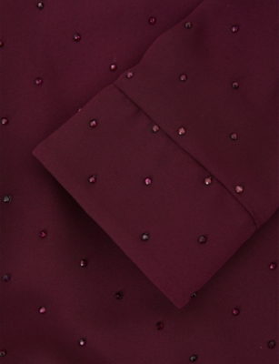 REISS: Coco Crystal-Embellished Woven Dress 13-14 Years