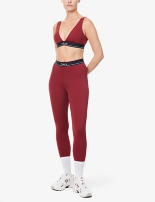 WE ARE TALA: DayFlex Contrast Logo Band Sports Bra