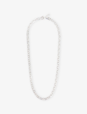 Commonlines Mens Cable 925 Sterling Silver Necklace