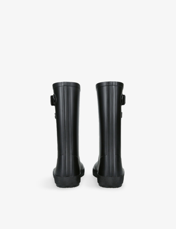 Kids' Logo-Patch Rubber Rain Boots