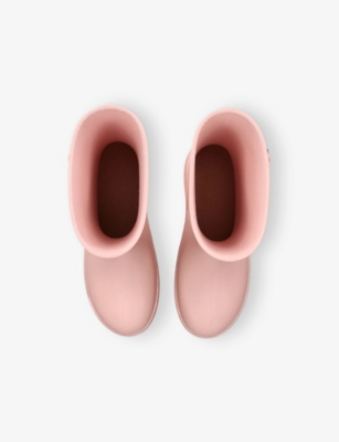 Dolce & Gabbana Dg Rain Boots In Pink
