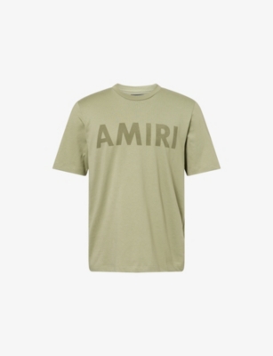 AMIRI: Stencil Logo-Print Cotton-Jersey T-shirt