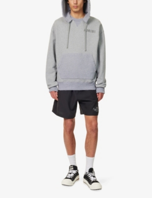 AMIRI: Stencil Logo-Print Cotton Hoody