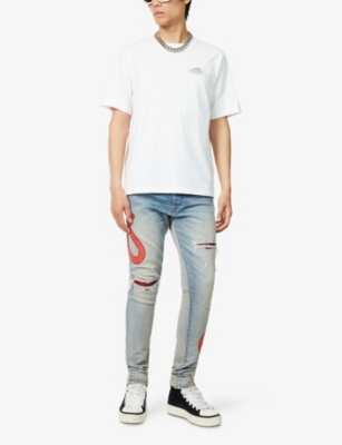 Amiri Logo-patch T-shirt In White