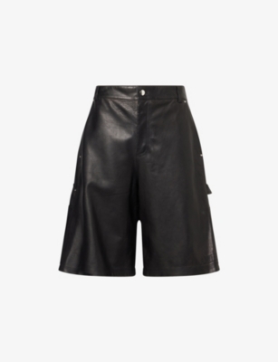 AMIRI: Leather Carpenter Shorts