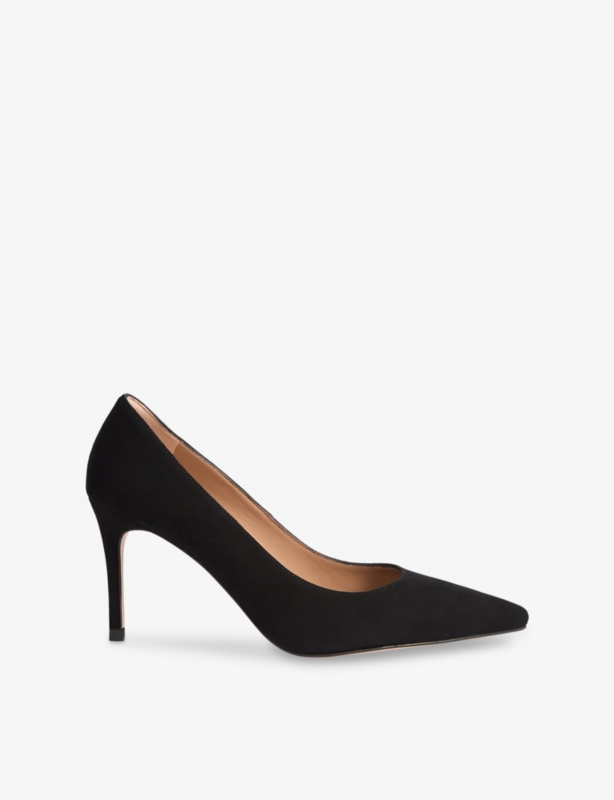 New Floret Suede Pointed-Toe Courts