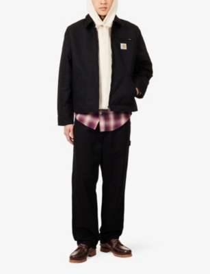 CARHARTT WIP: Detroit Logo-Patch Cotton Jacket