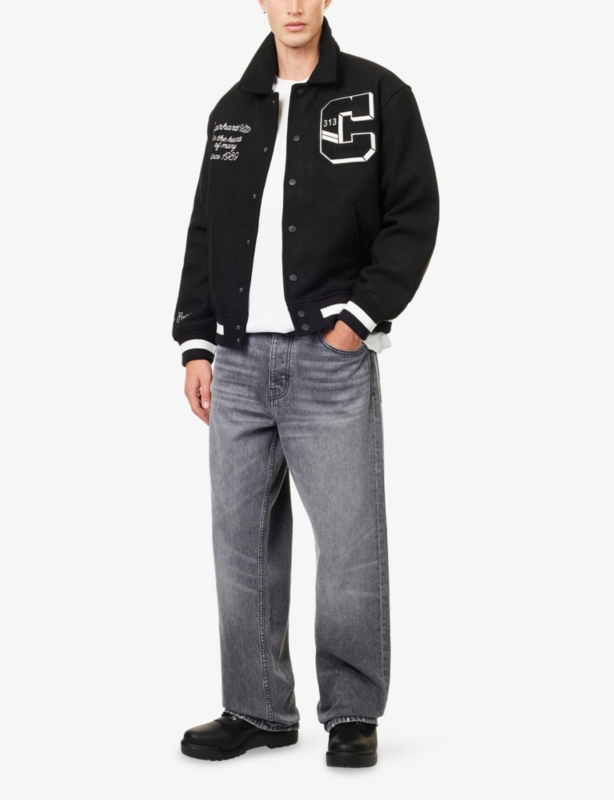World Class Varsity Relaxed-Fit Woven Jacket