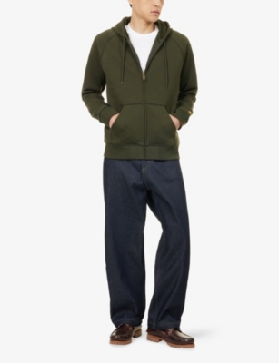 Carhartt Zip-up Hoodie In Green