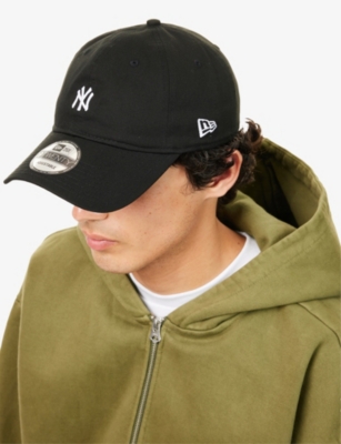 New Era Mens Black 9twenty New York Yankees Mlb Mini Cotton Baseball Cap