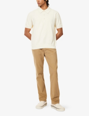 CITIZENS OF HUMANITY: Piqué Short-Sleeve Cotton Polo Shirt