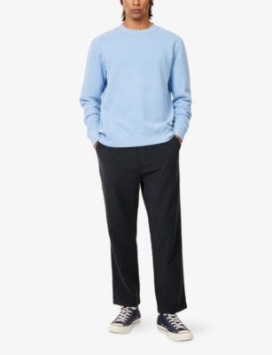 Citizen Of Humanity Mens Charred Cedar Pull On Straight-leg Cotton-blend Trousers Xl In Black