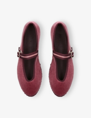 FLABELUS: Pierre Velvet Ballet Flats