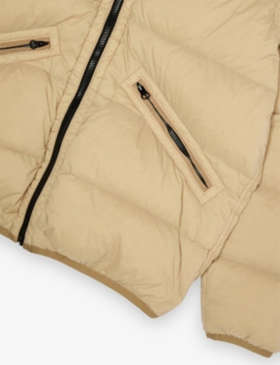 STONE ISLAND: Logo-Badge Padded Shell Parka Jacket 14 Years