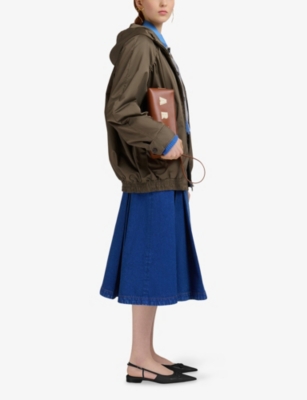 MARNI: Colour-Block Brand-Embroidered Cashmere Cardigan