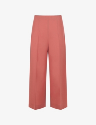 MARNI: Flared-Leg Cropped Wool Trousers