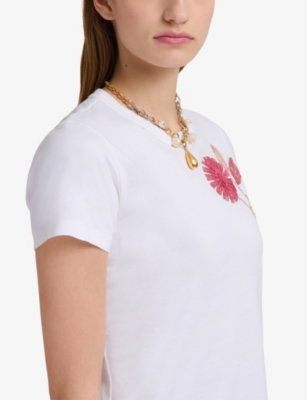 MARNI: Symbol Logo Brass Necklace