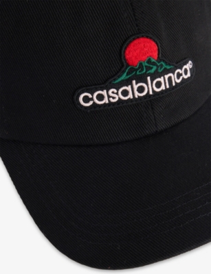 CASABLANCA: Montagne Brand-Patch Cotton Baseball Cap