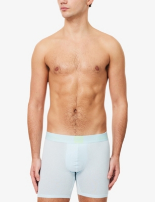 CALVIN KLEIN: Icon Stretch-Cotton Boxer Briefs Pack of Three
