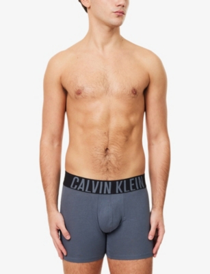 Calvin Klein Mens  Intense Power Pack Of Three Stretch-jersey Boxer Briefs In Multi