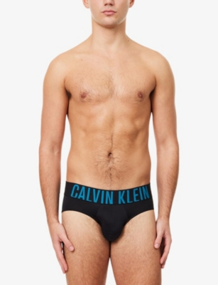 CALVIN KLEIN: Intense Power Pack Of Three Stretch-Jersey Briefs