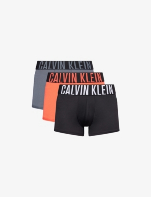 CALVIN KLEIN: Intense Power Branded Pack Of Three Stretch-Woven Trunks
