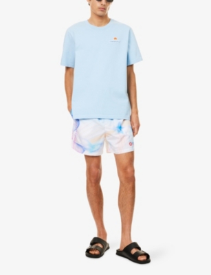 CASABLANCA: Galactic Connection Graphic-Print Swim Shorts