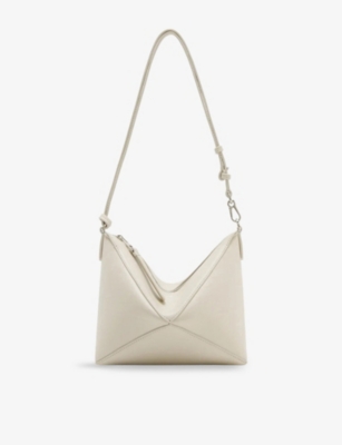 Loewe Womens Sea Salt Puzzle Fold Leather Cross-body Bag