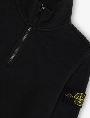 Stone Island Sweater  Junior Kids Color Blue In Black