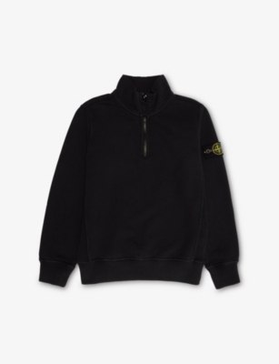 Stone Island Sweater  Junior Kids Color Blue In Black