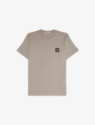 STONE ISLAND: Logo-Badge Short-Sleeve Cotton-Jersey T-Shirt 14 Years