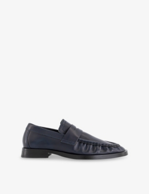MIISTA: Zita Leather Loafers