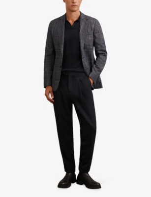 REISS: Flush Slim-Fit Wool-Blend Trousers