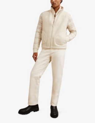 REISS: Capriano Zip-Up Fleece Gilet