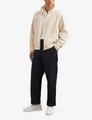 REISS: Toscana Zip-Up Fleece Jacket