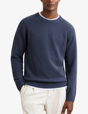 REISS: Foulton Crewneck Wool And Cashmere-Blend Jumper
