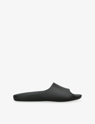 The Row Ama Foam Slide Sandals In Black