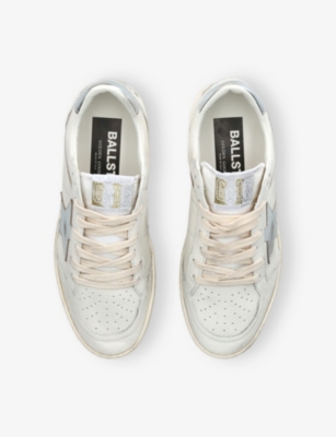 GOLDEN GOOSE: Women’s Ball Star Leather Low-Top Trainers
