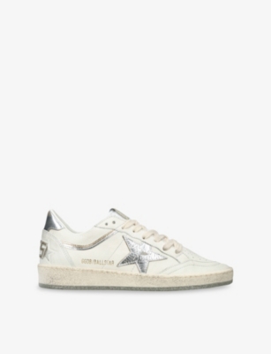 Golden Goose Womens White/oth Women's Ball Star Leather Low-top Trainers Eur 38/5 Uk