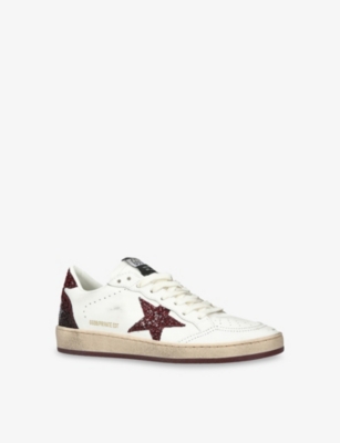 GOLDEN GOOSE: Women’s Ball Star Leather Low-Top Trainers