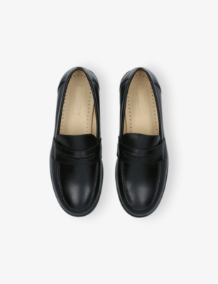 Trotters Leather Hugo Loafers In Animal Print