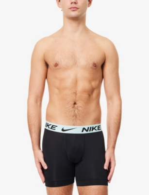 NIKE: Essential Micro Pack of Three Jersey Boxer Briefs