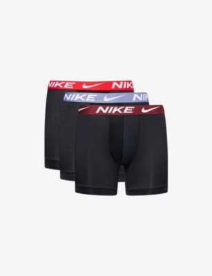 NIKE: Essential Micro Pack of Three Jersey Boxer Briefs