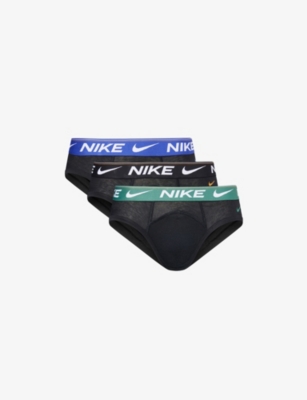 NIKE: Ultra Comfort Pack of Three Jersey Hip Briefs
