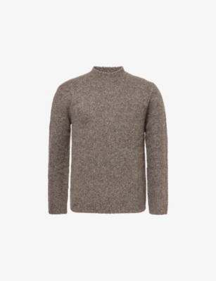 EMPORIO ARMANI: Crewneck Long-Sleeves Wool Blend Jumper