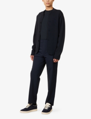 EMPORIO ARMANI: Formal Textured Woven Chino Trousers