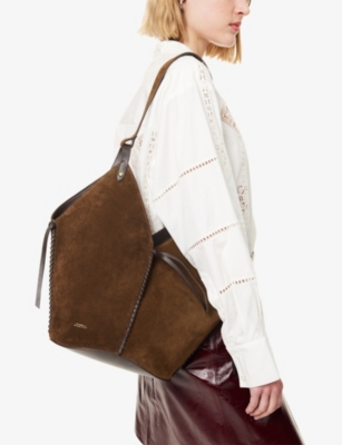Isabel Marant 'tampa' Suede Bag Featuring Tassels