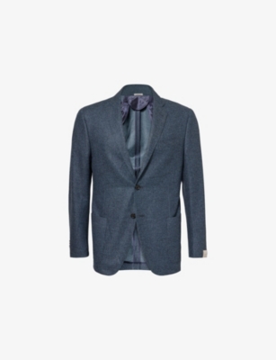 CORNELIANI: Academy Notched-Collar Wool-Cashmere Blend Jacket