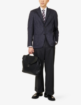 CORNELIANI: Whisper Single-Breasted Silk-Cashmere Blend Jacket